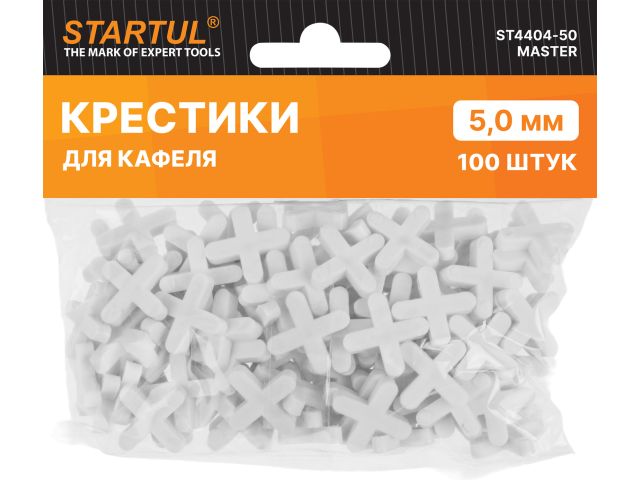 Крестики д/кафеля 5,0мм 100шт STARTUL MASTER (ST4404-50)