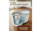 Смотреть изображение 14 Швабра с отжимным ведром AquaSpin, бело-серая, PERFECTO LINEA