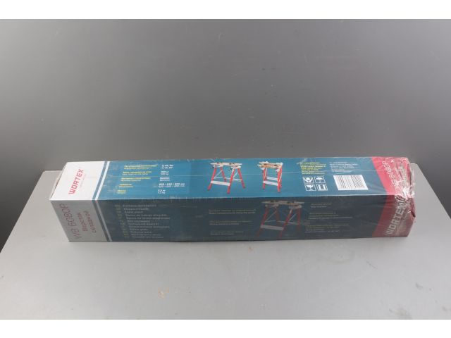 Верстак складной WORTEX WB 6012 БАМБУК, 605X540X(860-1140) мм, регулировка столешницы уцененный (0