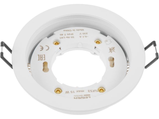 Изображение 5 Светильник встраиваемый круг/белый 105*40 GX53 15 Вт LEIDEN ELECTRIC