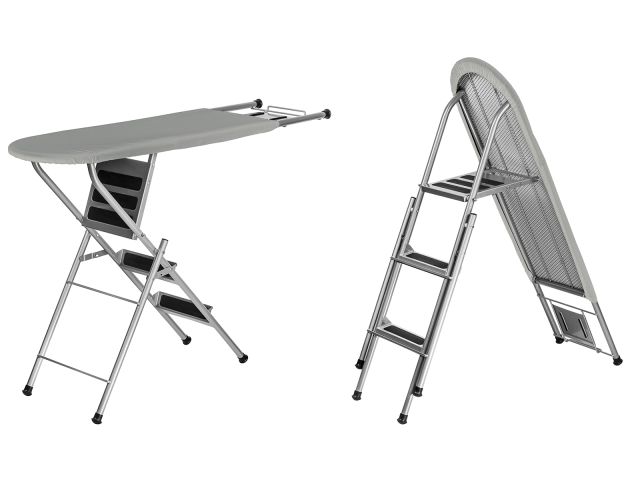 Изображение 9 Доска гладильная - стремянка, Ruby 2, (1250х340 мм), с подставкой под утюг, PERFECTO LINEA