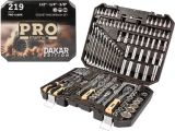 Набор головок и ключей 219пр. 1/4&quot;,3/8&quot;,1/2&quot; PRO STARTUL DAKAR (PRO-219DK)