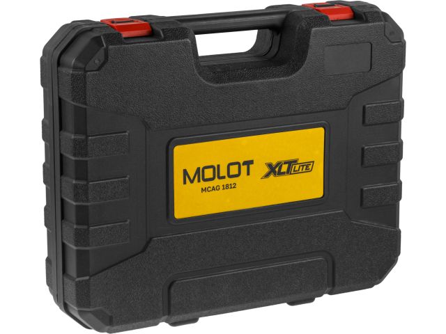 Изображение 9 Шлифмашина угловая аккумуляторная MOLOT MCAG 1812 XLT Lite SET