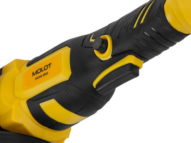 Изображение 8 Шлифмашина угловая аккумуляторная MOLOT MCAG 1812 XLT Lite SET