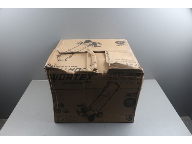 Аккум. снегоуборщик WORTEX CST 5036 в кор. ALL1 SOLO XLT БЕСЩЕТ., 36 В, ширина 50 см уцененный (01