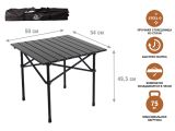Стол складной туристический, черный, ARIZONE