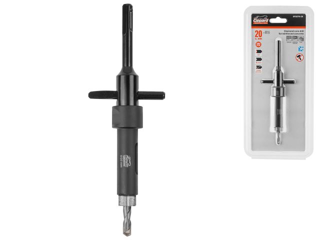 Коронка алмазная d 20мм железобетон GEPARD (GP2079-20)
