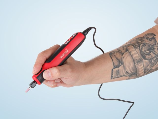 Изображение 10 Гравер электрический WORTEX LX MG 3017 E в кор.+аксессуары, 0-18000 об/мин, цанга 3,2