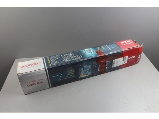 Верстак складной WORTEX WB 1560 в кор. МДФ, 605x640x800 мм, регулировка столешницы уцененный (0423