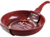Сковорода ф 26х5.8 см, алюм., антиприг. покр., серия Cook&amp;Fun, бургундия, PERFECTO LINEA