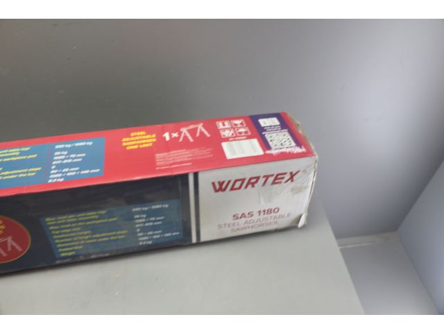 Изображение 3 Козлы строительные регулируемые Wortex SAS 1180 макс 590 кг, высота 617-815 мм, длина 1085 мм уцен