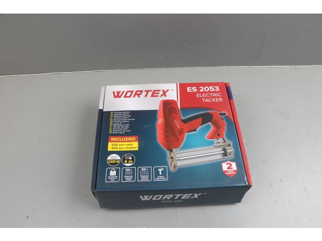 Изображение 1 Степлер электрический WORTEX ES 2053 в кор. 2300 Вт, 60 скоб/гвоздей в мин. уцененный (0469078480)