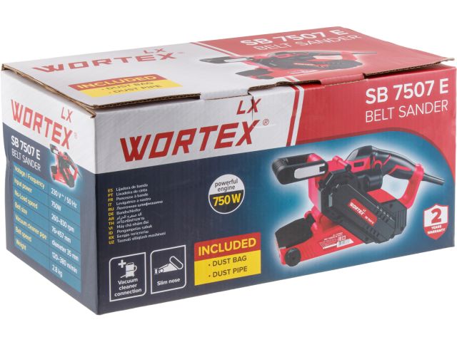 Изображение 7 Ленточная шлифмашина WORTEX LX SB 7507 E в кор.