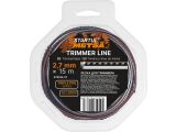 Леска ф 2.7 мм х 15 м зубчатый квадрат сеч. TRIPLE PRO STARTUL METSA