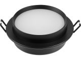 Смотреть изображение 2 Светильник встраиваемый круг/черный 105*40 GX53 15 Вт LEIDEN ELECTRIC