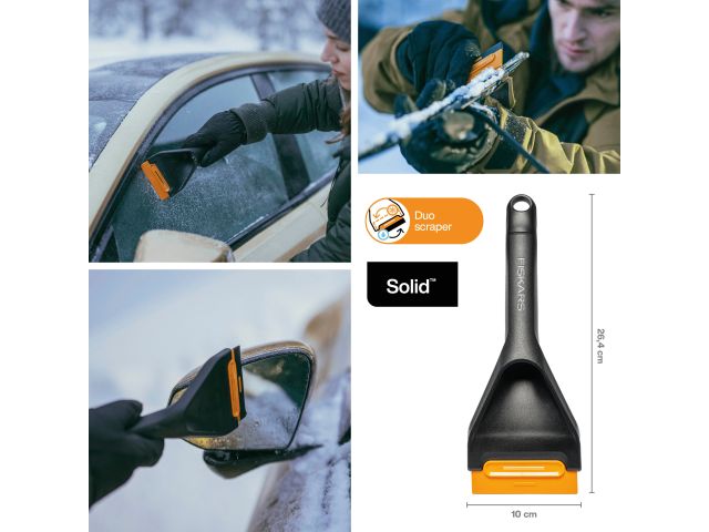 Изображение 7 Скребок автомобильный двусторонний Solid  Duo FISKARS