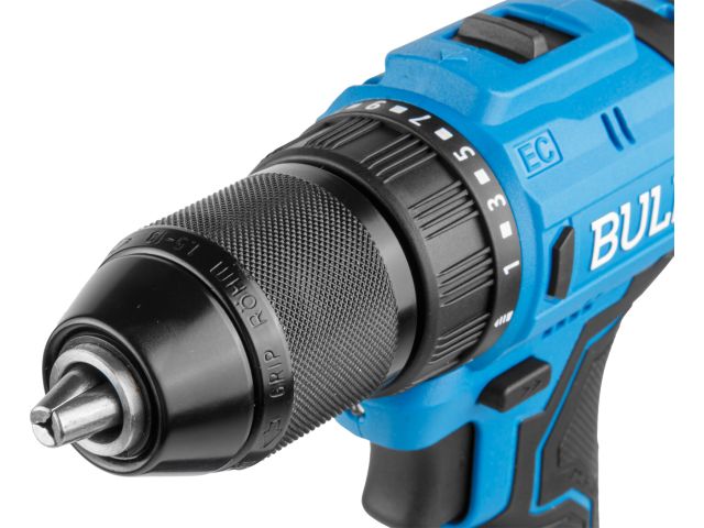 Изображение 5 Аккум. дрель-шуруповерт BULL SR 1803 в чем. XLTpro БЕСЩЕТ., 2x2 А*ч, 18 В, 45 Н*м, БЗП 10 мм