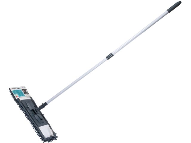 Изображение 2 Швабра для пола с насадкой из шенилла, серая, PERFECTO LINEA