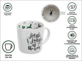 Кружка керамическая, 350 мл., SNOWFLAKE MAGIC-1, PERFECTO LINEA