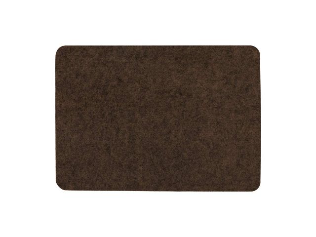 Коврик влаговпитывающий, ребристый  &quot;Slim&quot;, без борта, подложка tpr, 50*80 см &quot;VORTEX&quot;, коричневый