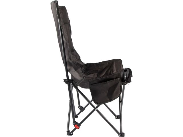 Изображение 5 Кресло складное кемпинговое с карманом + чехол, черное, ARIZONE