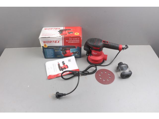 Эксцентриковая шлифмашина WORTEX RS 1245 E в кор. 430 Вт, 125 мм, 7000-14000 об/мин уцененный (128