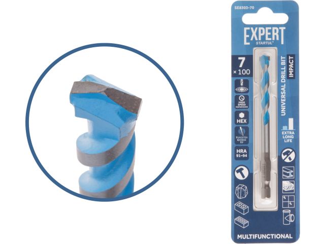 Сверло универсальное  7x100 мм MultiFunctional EXPERT STARTUL