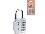 Замок навесной кодовый, серебро, ARIZONE