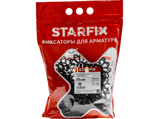 Фиксатор арматуры &quot;Звездочка-30&quot; 6-20  (30 шт в дой-паке) STARFIX