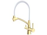 Смеситель для кухни (Lt) D35, серия LUX золото AV Engineering