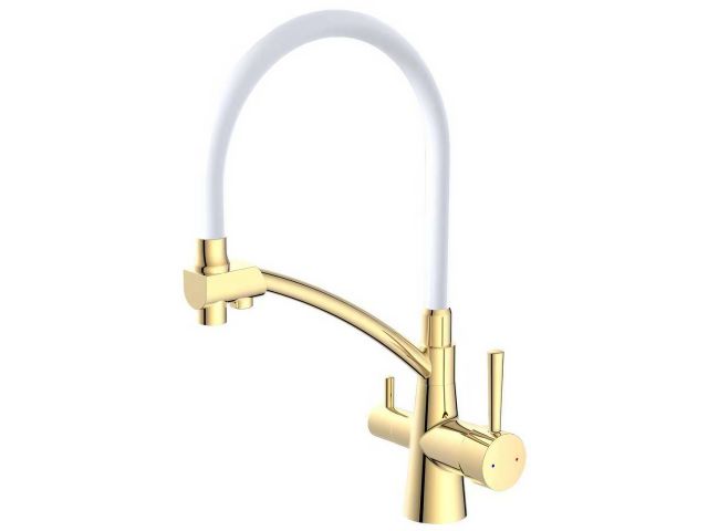 Смеситель для кухни (Lt) D35, серия LUX золото AV Engineering