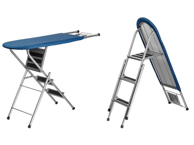 Изображение 5 Доска гладильная - стремянка, Ruby 1, (1250х340 мм), с подставкой под утюг, PERFECTO LINEA