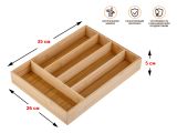 Лоток для столовых приборов, 35х26 см, BAMBOO, PERFECTO LINEA