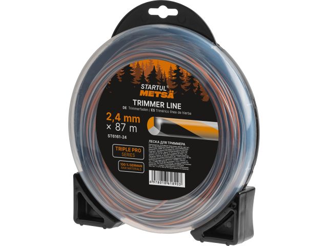 Леска ф 2.4 мм х 87 м витой круг сеч. TRIPLE PRO STARTUL METSA