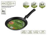 Сковорода блинная ф 22х2.0 см, штамп., алюм., антиприг. покр., серия STARCOOK, PERFECTO LINEA