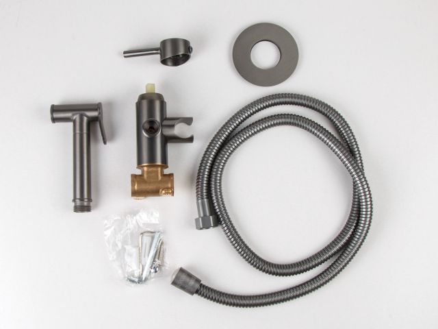 Изображение 3 Смеситель для биде (Lt) D25-A, серия SETA оружейная сталь, AV Engineering