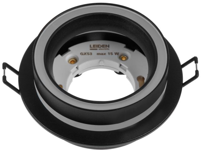 Изображение 4 Светильник встраиваемый круг/черный 105*44 GX53 15 Вт LEIDEN ELECTRIC