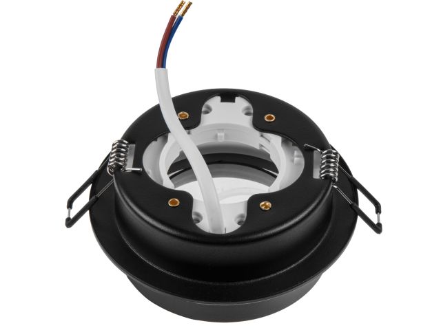 Изображение 3 Светильник встраиваемый круг/черный 105*44 GX53 15 Вт LEIDEN ELECTRIC