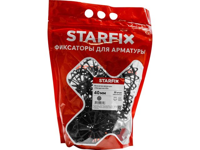 Фиксатор арматуры &quot;Звездочка-40&quot; 6-20 (20 шт в дой-паке) STARFIX