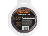 Леска ф 2.4 мм х 15 м зубчатый квадрат сеч. TRIPLE PRO STARTUL METSA