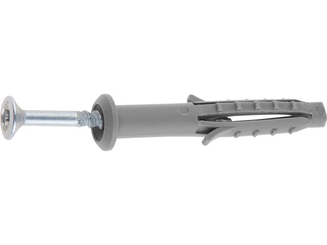 Дюбель-гвоздь с усом 6х40 мм полипропилен гриб (50 шт в пласт. конт.) STARFIX