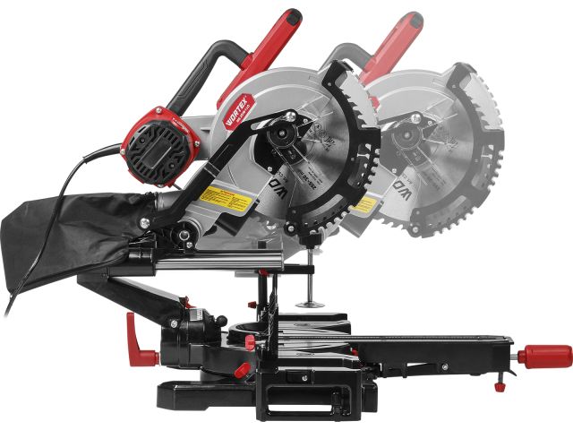 Изображение 5 Торцовочная пила WORTEX MS 2518-1 LO в кор. 1800 Вт, 255 мм, 5000 об, глуб. до 85 мм, шир. до 320 мм