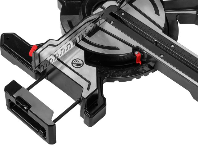 Изображение 8 Торцовочная пила WORTEX MS 2518-1 LO в кор. 1800 Вт, 255 мм, 5000 об, глуб. до 85 мм, шир. до 320 мм