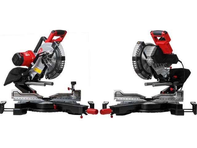 Изображение 6 Торцовочная пила WORTEX MS 2518-1 LO в кор. 1800 Вт, 255 мм, 5000 об, глуб. до 85 мм, шир. до 320 мм