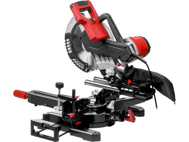 Изображение 2 Торцовочная пила WORTEX MS 2518-1 LO в кор. 1800 Вт, 255 мм, 5000 об, глуб. до 85 мм, шир. до 320 мм