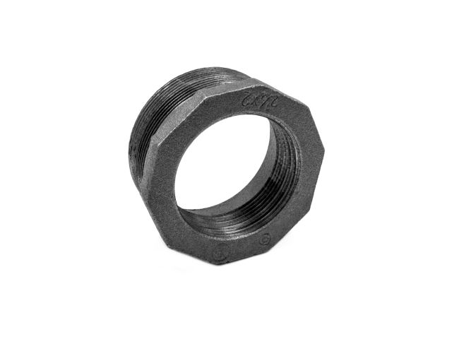 Футорка 1&quot; х 3/4&quot; нар.-вн. чугун черн., AV Engineering