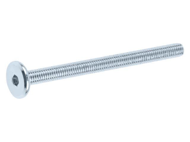 Винт М6х16 мм с плоск. голов. и внутр. шестигр., цинк,  (10 шт в зип-локе) STARFIX