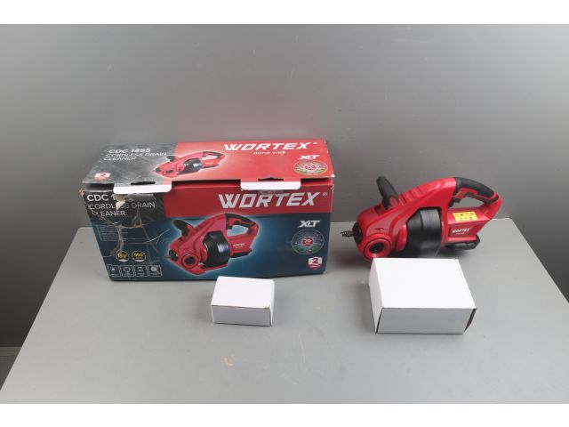 Аккум. прочистная машина WORTEX CDC 1855 в кор. ALL1 XLT SOLO 0-550 об/мин, трос 7,6 м. уцененный