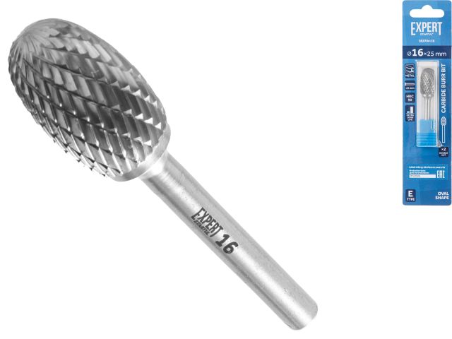 Борфреза твердосплавная тип E 16x25мм EXPERT STARTUL